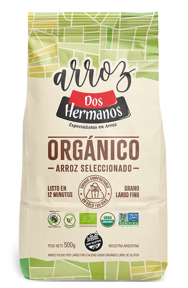 3D ARROZ ORGANICO COMPOSTABLE